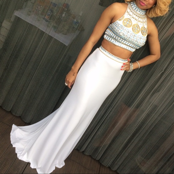 Sherri Hill two piece gown - Picture 3 of 4